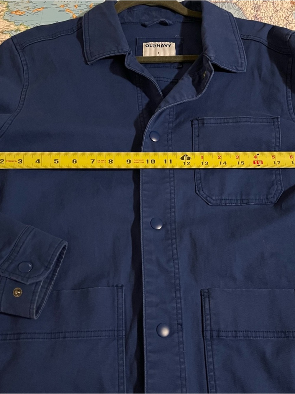 Classic blue chore jacket. Small. - Picture 8 of 8